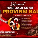 Hari Jadi ke-68 Bali, Putu Eka Serukan Sinergi Jaga Bali dan Perkuat Semangat Nangun Sat Kerthi Loka Bali