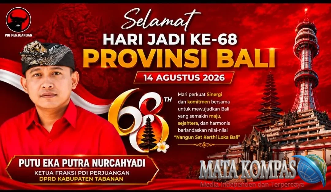 Hari Jadi ke-68 Bali, Putu Eka Serukan Sinergi Jaga Bali dan Perkuat Semangat Nangun Sat Kerthi Loka Bali