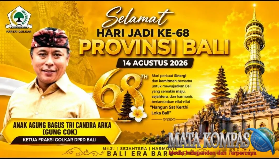 Hari Jadi ke-68 Bali, Gung Cok Ajak Perkuat Sinergi Wujudkan Bali Maju, Sejahtera dan Harmonis