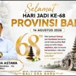 Hari Jadi ke-68 Bali, Gede Harja Astawa Ajak Perkuat Sinergi dan Jaga Jati Diri Pulau Dewata