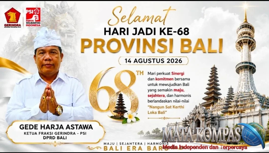 Hari Jadi ke-68 Bali, Gede Harja Astawa Ajak Perkuat Sinergi dan Jaga Jati Diri Pulau Dewata