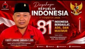 Semangat Kemerdekaan ke-81, I Gusti Lanang Umbara Ajak Masyarakat Perkuat Persatuan Menuju Indonesia Berdaulat