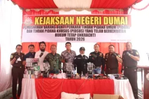 Barang Bukti Periode Maret- Juni 2026 Di Musnahkan Oleh Kejaksaan Negeri Dumai