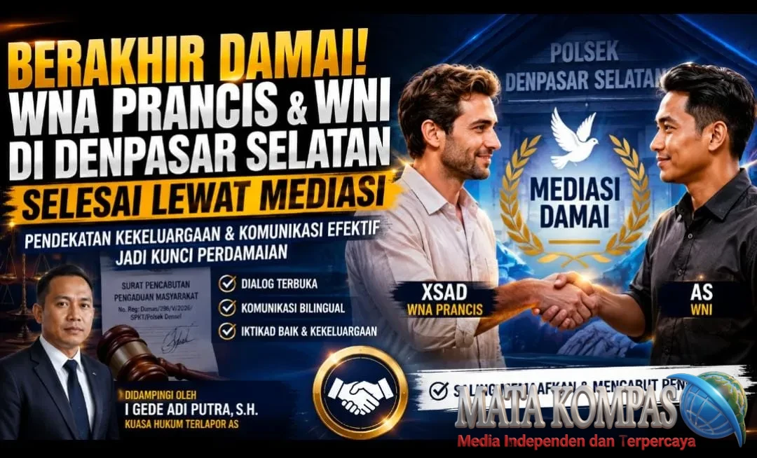 Berakhir Damai, Perselisihan WNA Prancis dan WNI di Denpasar Selatan Diselesaikan Lewat Mediasi
