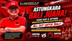 Banteng Bali Melaju ke Final Soekarno Cup 2026, Made Supartha: Astungkara Bali Juara, All Out untuk Bali