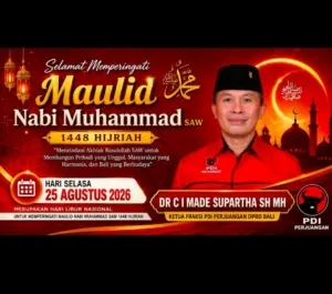 Made Supartha Ajak Jadikan Maulid Nabi Momentum Meneladani Akhlak Rasulullah dan Merawat Harmoni Bali