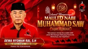 Dewa Nyoman Rai: Maulid Nabi 1448 Hijriah, Momentum Memperkuat Toleransi dan Persaudaraan