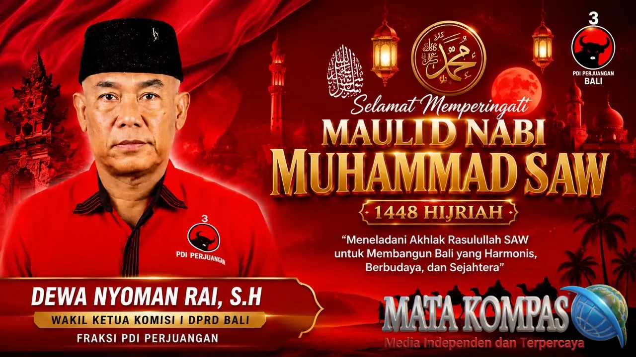 Dewa Nyoman Rai: Maulid Nabi 1448 Hijriah, Momentum Memperkuat Toleransi dan Persaudaraan