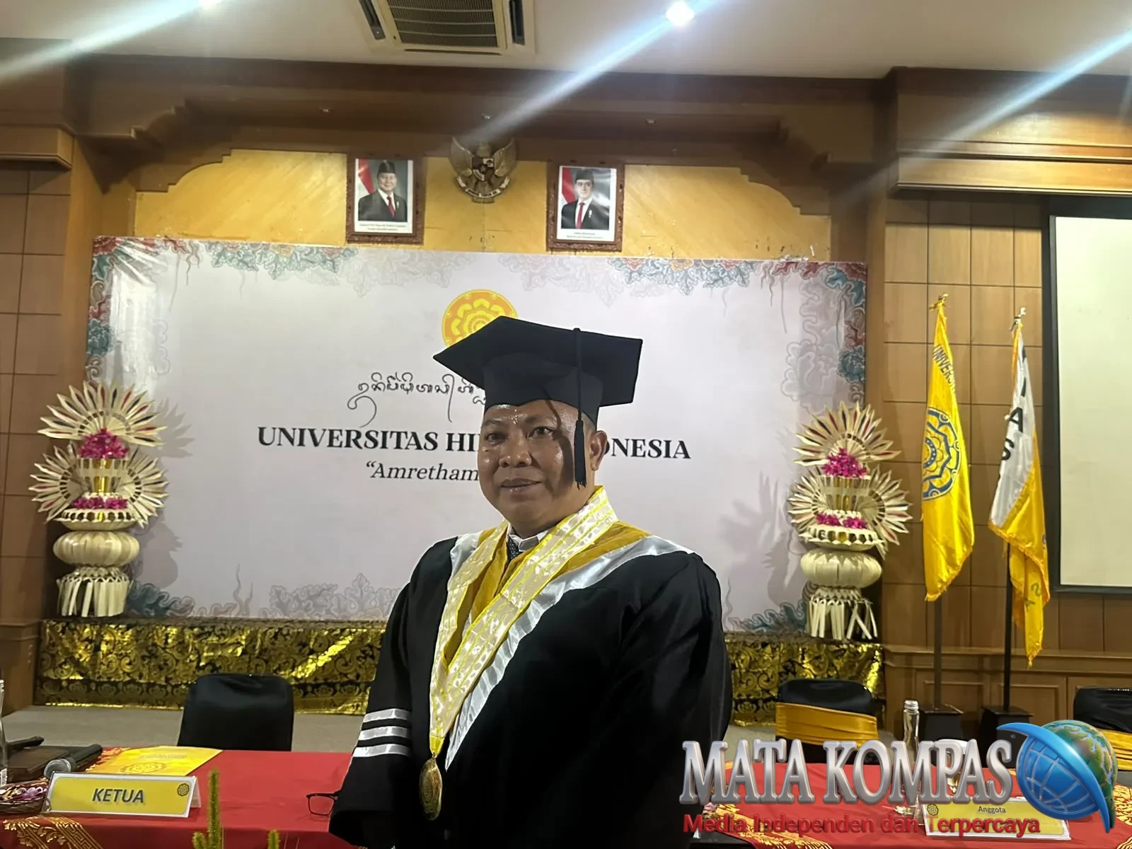 Raih Gelar Doktor Cumlaude,Anak Agung Dalem Pemayun Dorong Sewaka Dharma Jadi Model Pelayanan Berbasis Kearifan Lokal