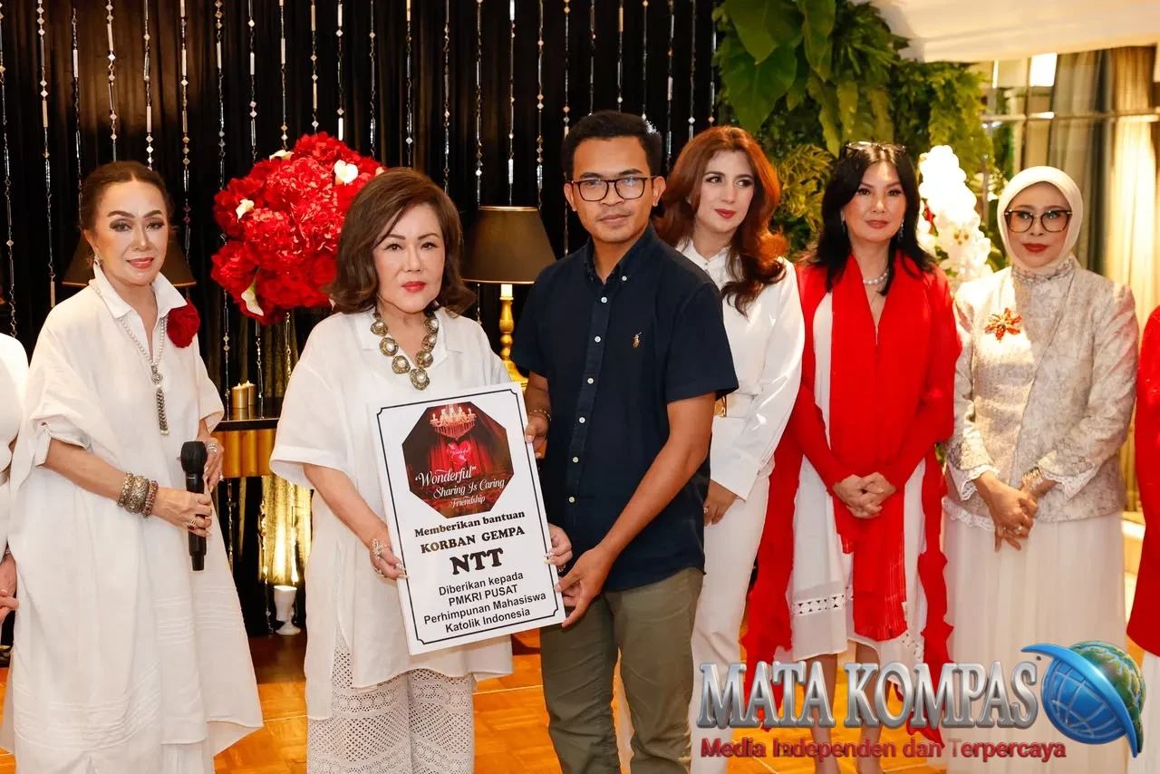 Gandeng Wonderful Indonesia, Ketua PP PMKRI Yohanes Tola Salurkan Bantuan Kemanusiaan ke Flores