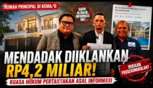 Rumah Principal di Kemang Mendadak Diiklankan Rp4,2 Miliar, Kuasa Hukum: Siapa di Balik Informasinya?