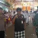Puncak Karya Ngenteg Linggih di Pura Dalem Kahyangan Kesiman, Polsek Dentim Pastikan Kegiatan Berjalan Aman dan Lancar.