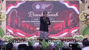 Dari Barisan Paskibraka hingga Joget Bersama, Giri Prasta Titip Pesan untuk Generasi Emas Bali.