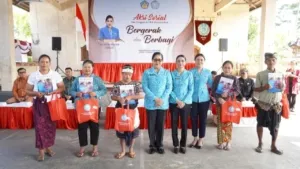 Tujuh Tahun Tanpa Pekerjaan Tetap, Mangku Wijana Terbantu Aksi Sosial TP PKK Bali.
