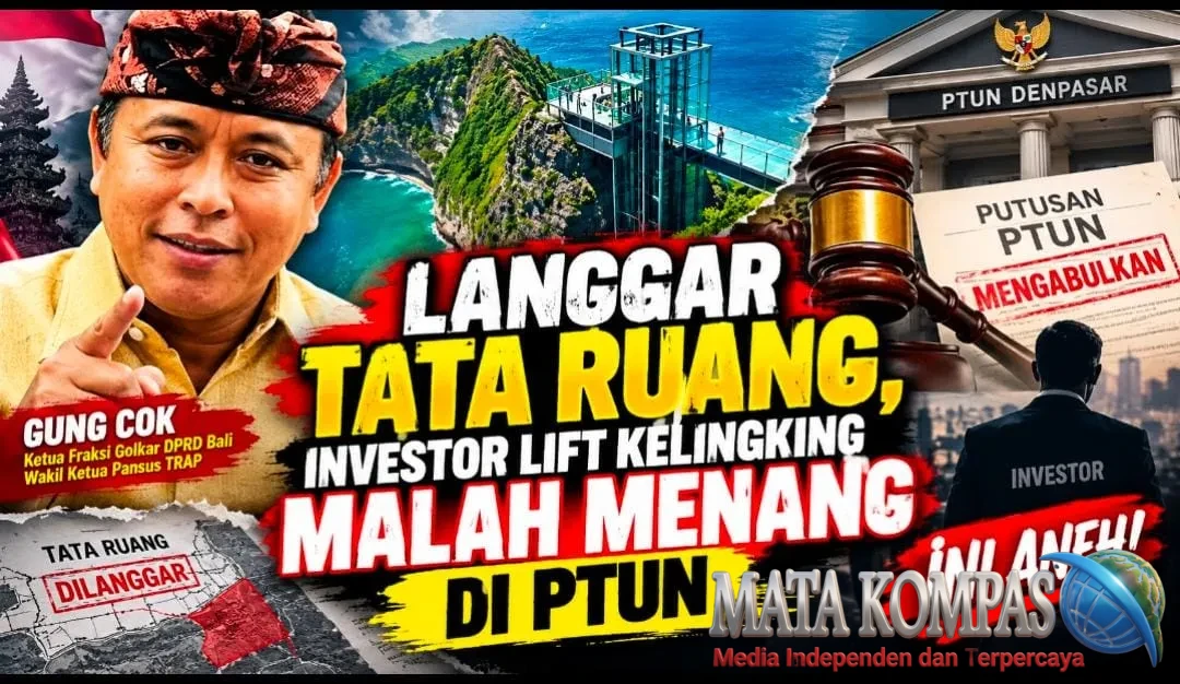 Langgar Tata Ruang, Investor Lift Kelingking Malah Menang di PTUN, Gung Cok: “Ini Aneh!”