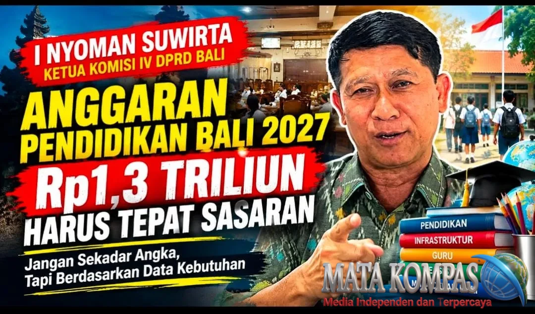 Nyoman Suwirta Soroti Anggaran Pendidikan Bali 2027: Rp1,3 Triliun Harus Tepat Sasaran