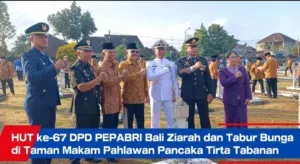 HUT ke-67, PEPABRI Bali Ziarah ke TMP Pancaka Tirta: Warisi Semangat Pengorbanan Pahlawan.