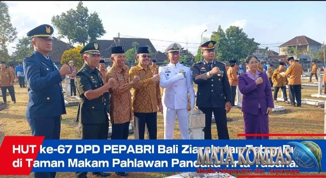 HUT ke-67, PEPABRI Bali Ziarah ke TMP Pancaka Tirta: Warisi Semangat Pengorbanan Pahlawan.