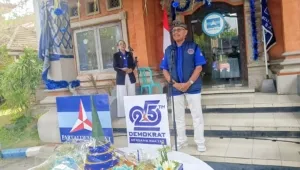 HUT ke-25 Demokrat Bali, Dewa Badra Titip Pesan: Hormati Kader Baru, Jangan Lupakan Jasa Pejuang Lama