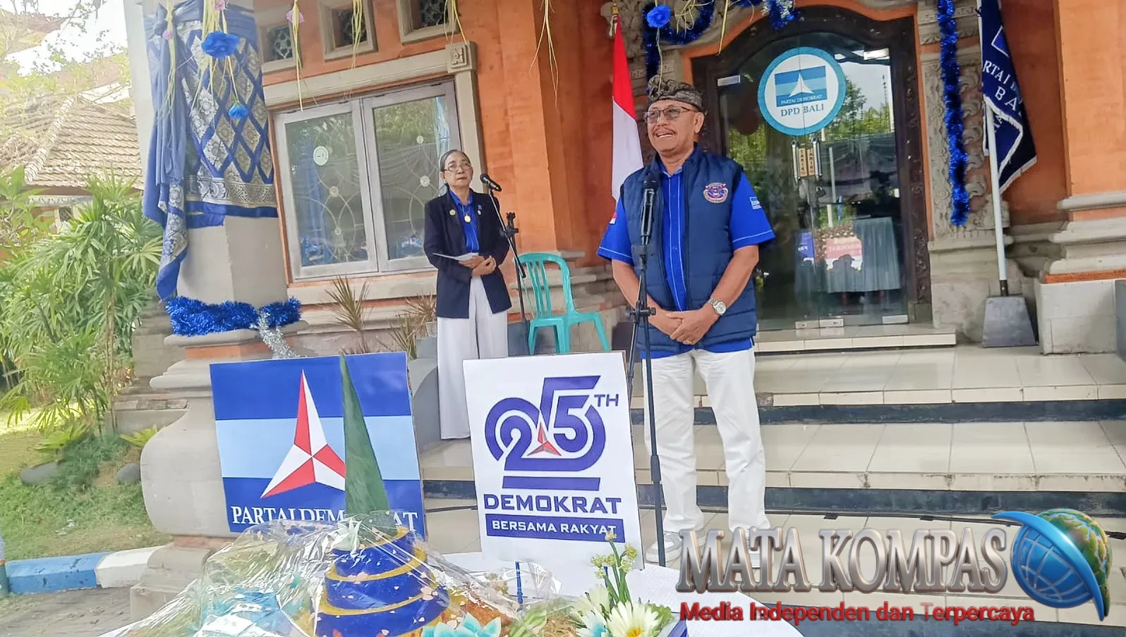 HUT ke-25 Demokrat Bali, Dewa Badra Titip Pesan: Hormati Kader Baru, Jangan Lupakan Jasa Pejuang Lama