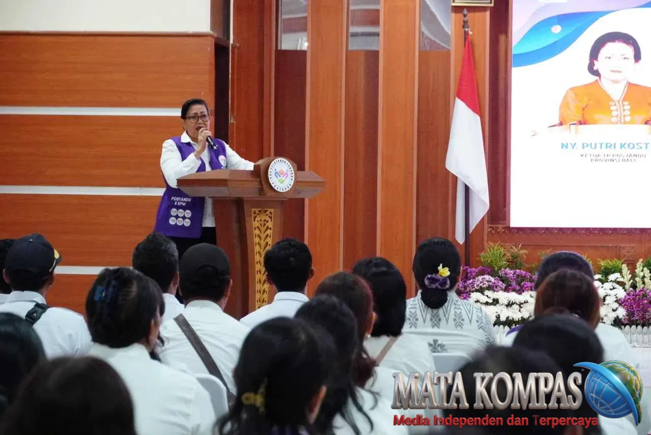 Dari Kesehatan hingga Sosial, Ny. Putri Koster Dorong Posyandu Perkuat Pelayanan Masyarakat.