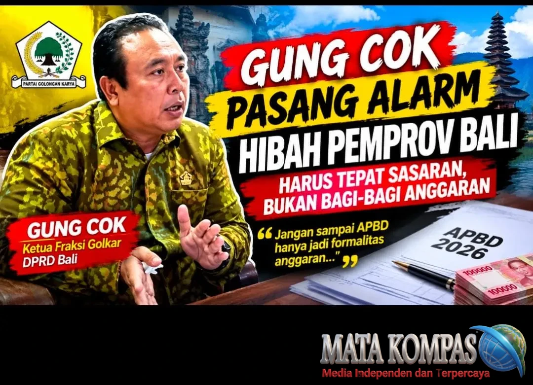 Gung Cok Warning Keras Soal Hibah Pemprov Bali: APBD Jangan Cuma Jadi Formalitas Anggaran