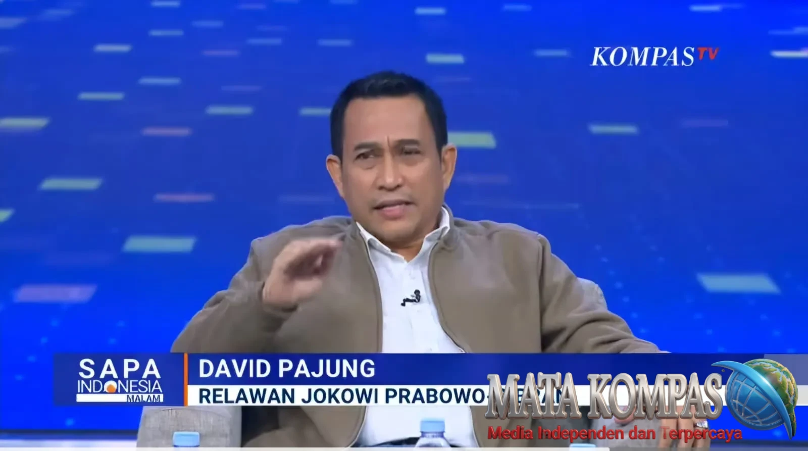 Jokowi Instruksikan Relawan Jaga Kondusifitas, David Pajung: Tudingan ke Dasco Gaduh dan Salah Alamat