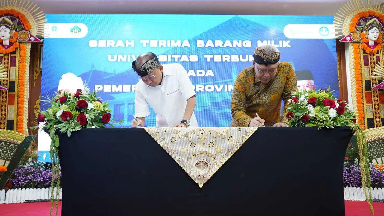 Aset UT Rp4,89 Miliar Masuk Pemprov Bali, Gubernur Koster Bidik Peningkatan APK Perguruan Tinggi.