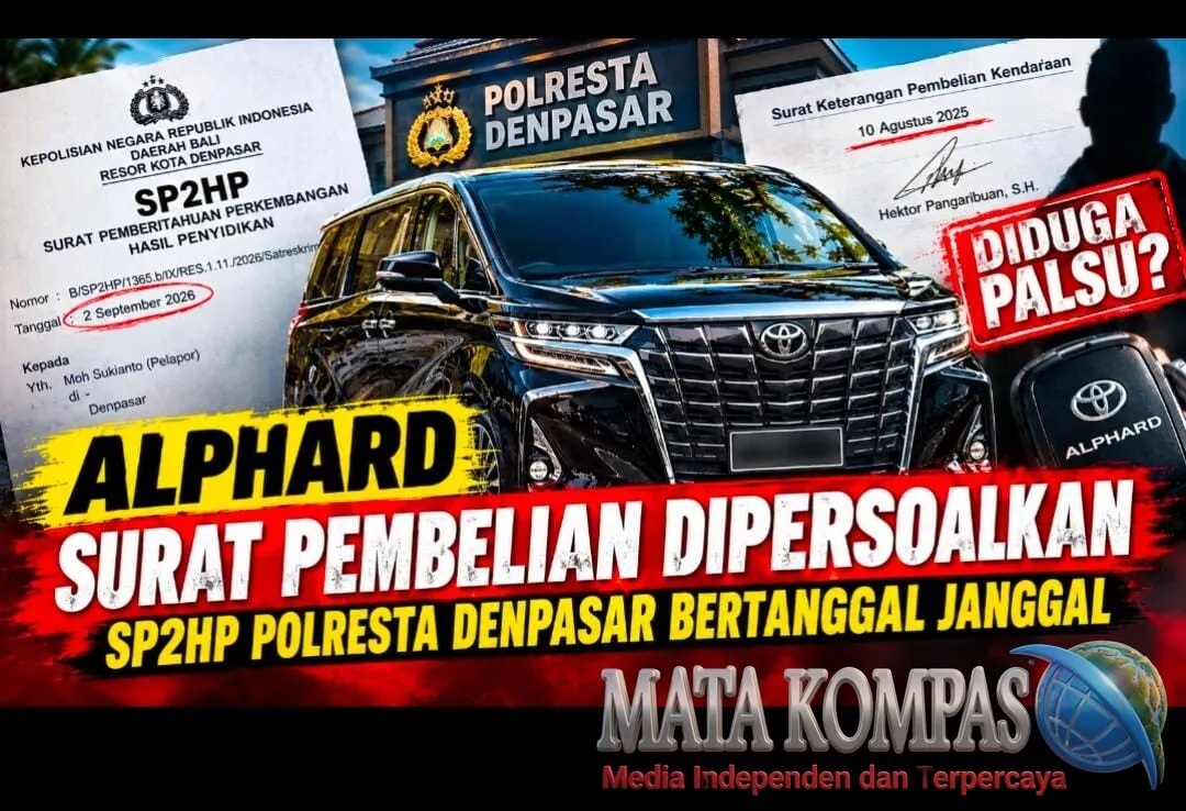 SP2HP Polresta Denpasar Bongkar Polemik Alphard , Surat Pembelian Dipersoalkan dan Kronologi Tanggal Janggal