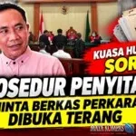 Kuasa Hukum RU Pertanyakan Berkas Perkara: Ada Saksi, Tapi Berita Acara Disebut Tak Bertanda Tangan