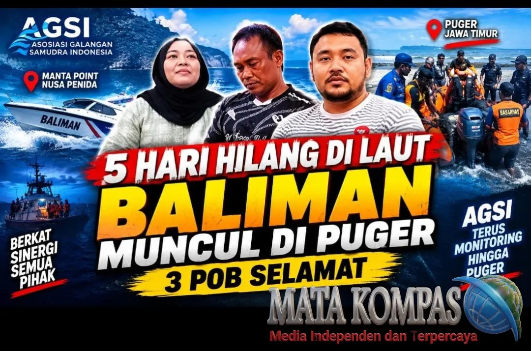 Lima Hari Terombang-ambing di Laut, BALIMAN Berakhir di Puger: Tiga POB Selamat