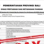 Kadis Pertanian Bali Tegaskan Surat Penawaran Pengadaan Pupuk yang Beredar Bukan Dokumen Resmi