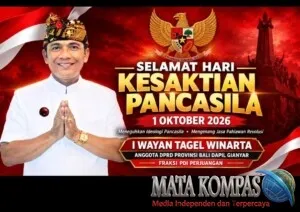 Hari Kesaktian Pancasila 2026, I Wayan Tagel Winarta: Teguhkan Ideologi, Rawat Persatuan Bangsa