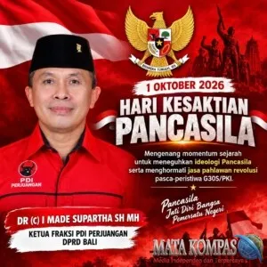 Hari Kesaktian Pancasila, Made Supartha Ajak Generasi Muda Teguhkan Ideologi dan Semangat Kebangsaan