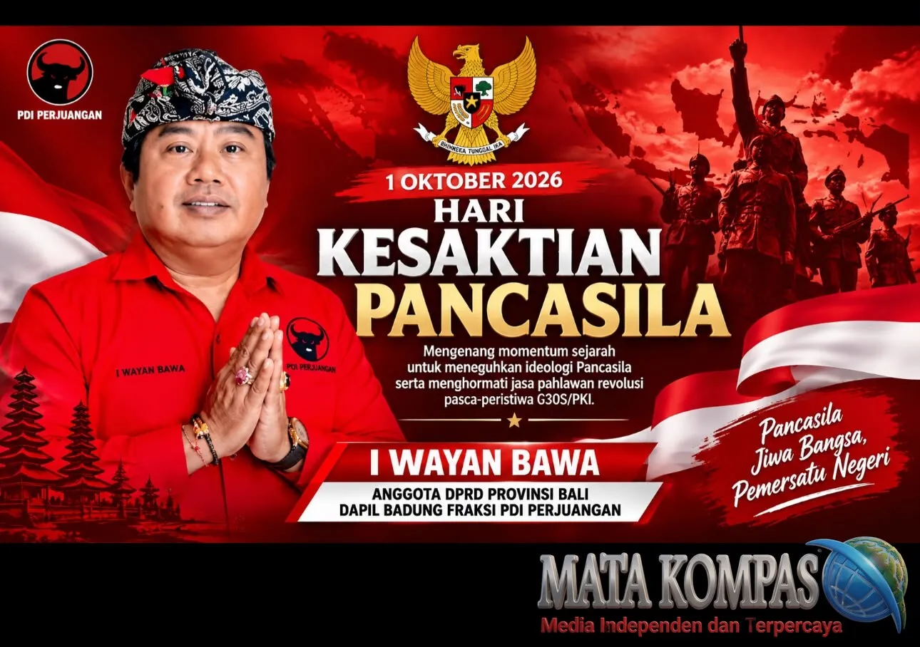 Hari Kesaktian Pancasila, I Wayan Bawa: Momentum Meneguhkan Ideologi dan Menghormati Jasa Pahlawan Revolusi