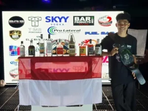 Gubernur Koster Terpukau Aksi Rico di Final Bulan Bung Karno, Kini Bartender Bali Juara 2 Dunia di Las Vegas
