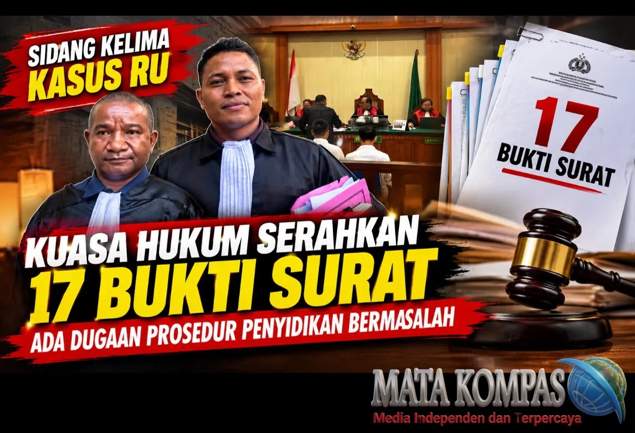 Sidang Kelima Kasus RU, Kuasa Hukum Serahkan 17 Bukti Surat: Ada Dugaan Prosedur Penyidikan Bermasalah