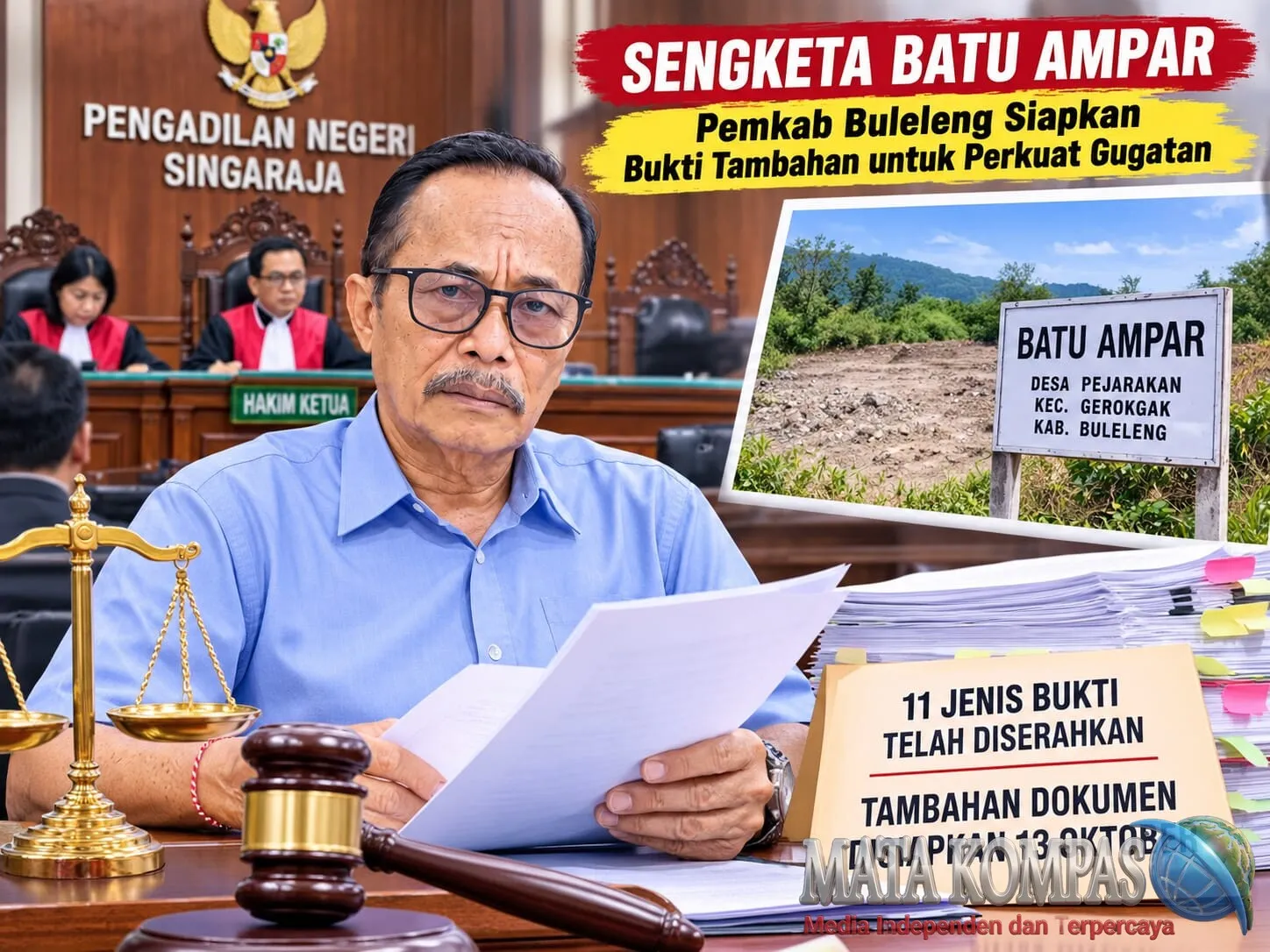 Sengketa Batu Ampar Memanas, Pemkab Buleleng Ajukan 11 Bukti: Riwayat HPL dan Putusan Pengadilan Jadi Kunci