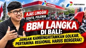 Ajus Linggih Sentil Polemik BBM Langka di Bali: Jangan Kambinghitamkan Golkar, Pertamina Regional Harus Bergerak!