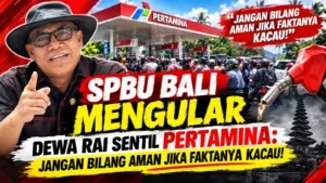 SPBU Bali Mengular, Dewa Rai Sentil Pertamina: Jangan Bilang Aman Jika Faktanya Kacau!