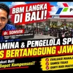 BBM Langka, Dr. Somvir Desak Pertamina dan Pengelola SPBU Bertanggung Jawab: Masyarakat Bali Berhak Dapat Kompensasi!