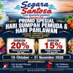 Segara Santosa Live Seafood Market Tebar Promo Spesial, Diskon 20 Persen untuk Pemegang KTP Bali!