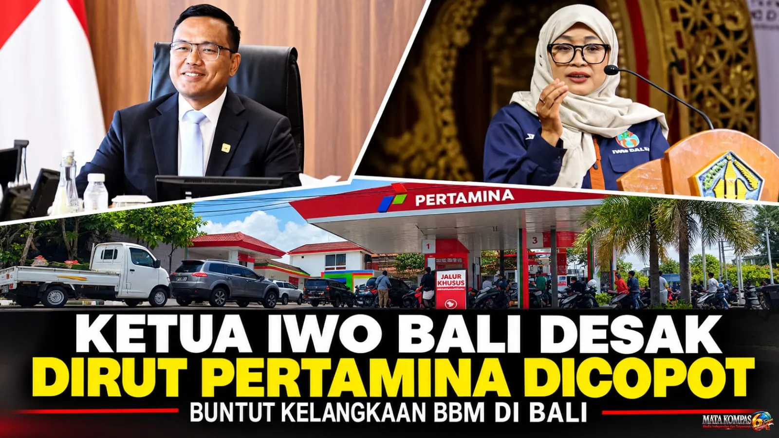 IWO Bali Desak Copot Dirut Pertamina Buntut BBM Langka di Bali