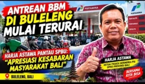 Antrean BBM di Buleleng Mulai Terurai, Harja Astawa Pantau SPBU: Apresiasi Kesabaran Masyarakat Bali