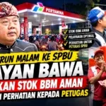 Turun Malam ke SPBU, Wayan Bawa Pastikan Stok BBM Aman dan Beri Perhatian kepada Petugas