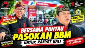 Made Supartha Bertemu Gung Cok Saat Antre BBM di SPBU Nangka Utara, Kompak Pantau Kelancaran Pasokan untuk Rakyat