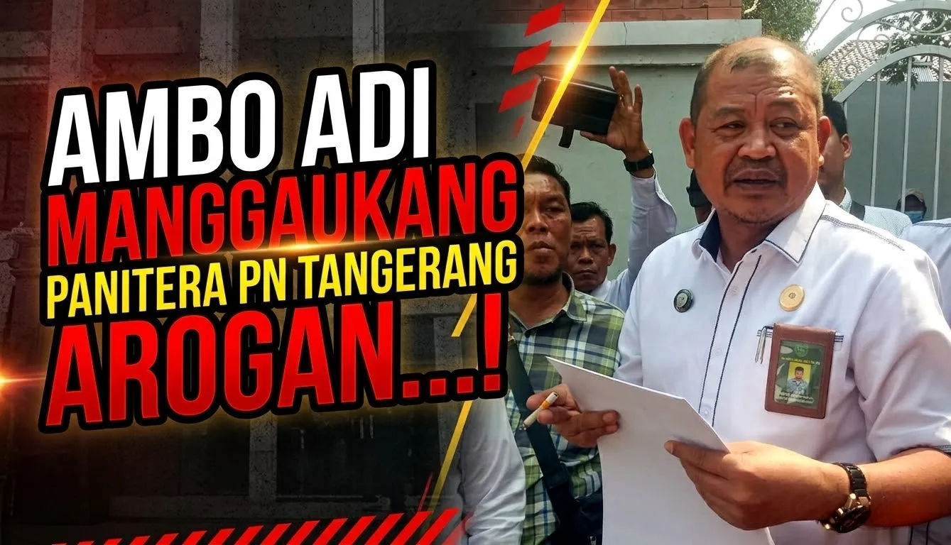 Diperlakukan Seperti Maling, Janda Tiga Anak Minta MA Periksa Juru Sita PN Tangerang Ambo Adi Manggaukang