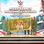 Estafet Kepemimpinan Kodam IX/Udayana, dari Mayjen TNI Piek Budyakto kepada Mayjen TNI Made Putra Widiastawa