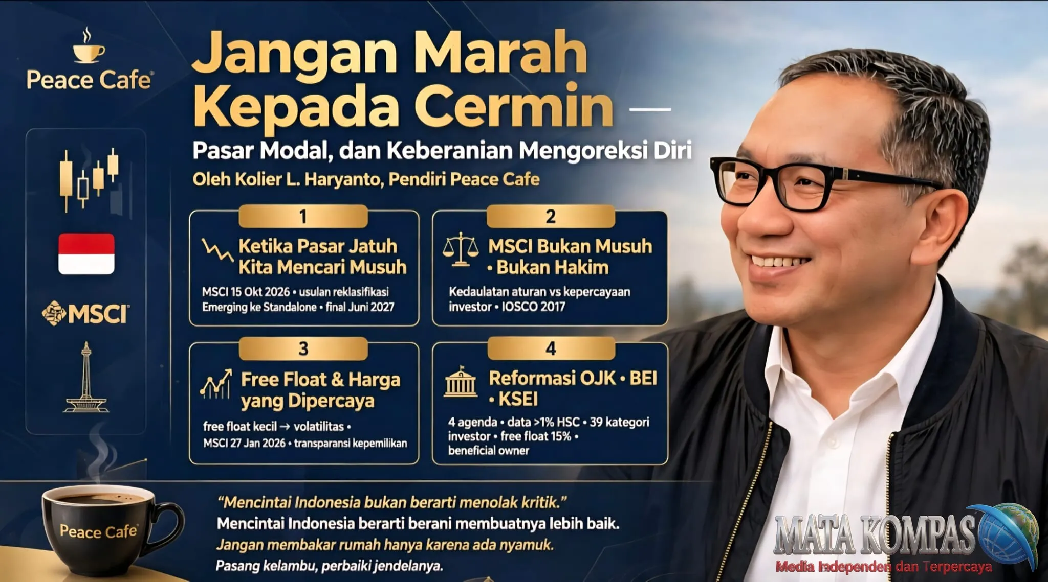 Jangan Marah Kepada Cermin: Pasar Modal, MSCI, dan Keberanian Mengoreksi Diri