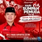 Made Supartha Ajak Generasi Muda Kobarkan Semangat Sumpah Pemuda, Bersatu dan Bergerak untuk Indonesia